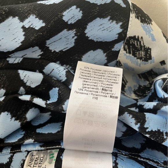 NWT GANNI leopard jacquard dress Size 42 - Picture 11 of 12